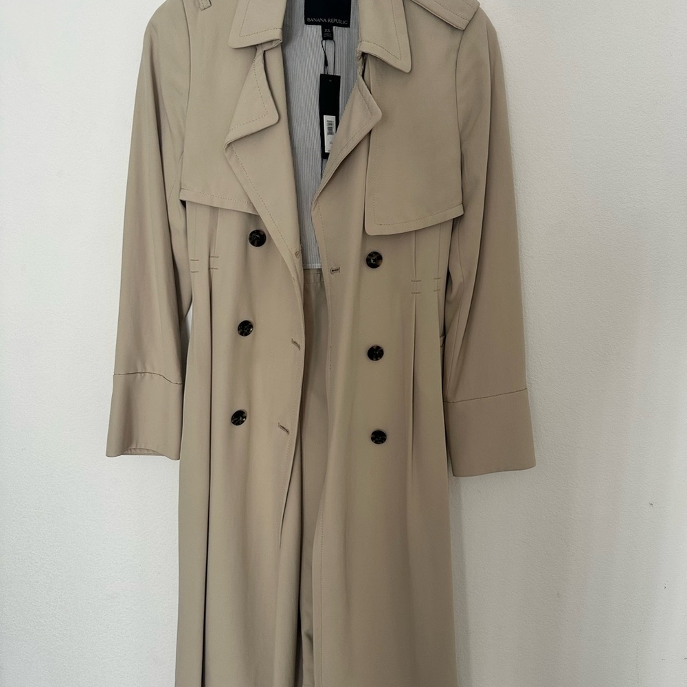 Banana Republic Tan Trench Coat XS